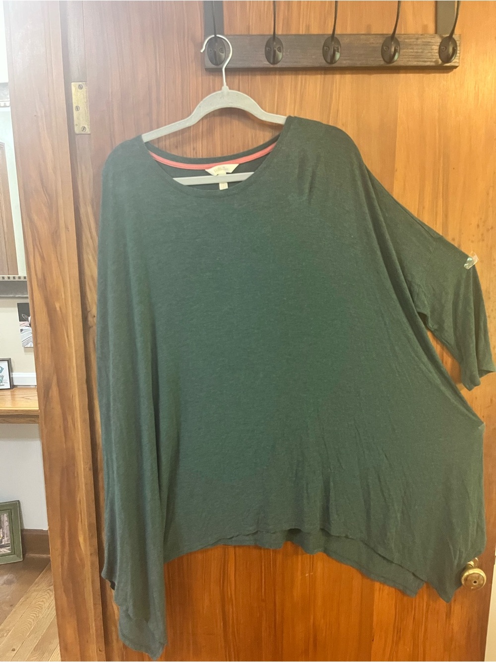 Matilda Jane Relaxed Green Women's Oversized Tunic- Casual Scoop Neck xxl